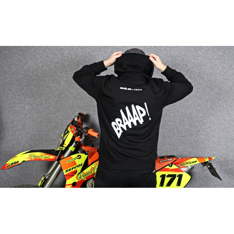 Hættetrøje til mænd SUPERMOTO sort