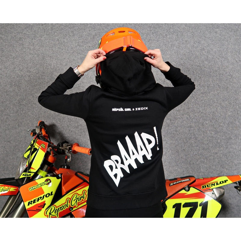 Sweatshirt til kvinder SUPERMOTO sort udsalg