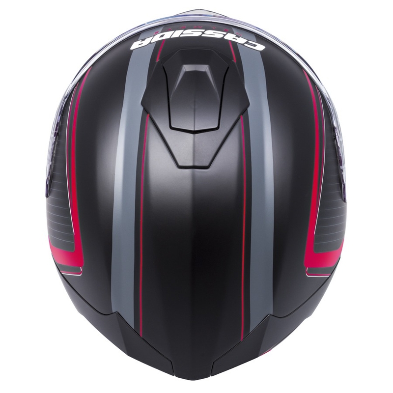 Integrální přilba Cassida Integral GT 2.0 Reptyl černo-šedo-fluo červená