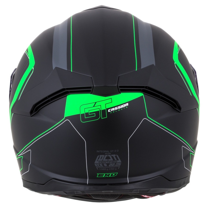 Integralhjelm Cassida Integral GT 2.0 Reptyl sort-grå-grøn