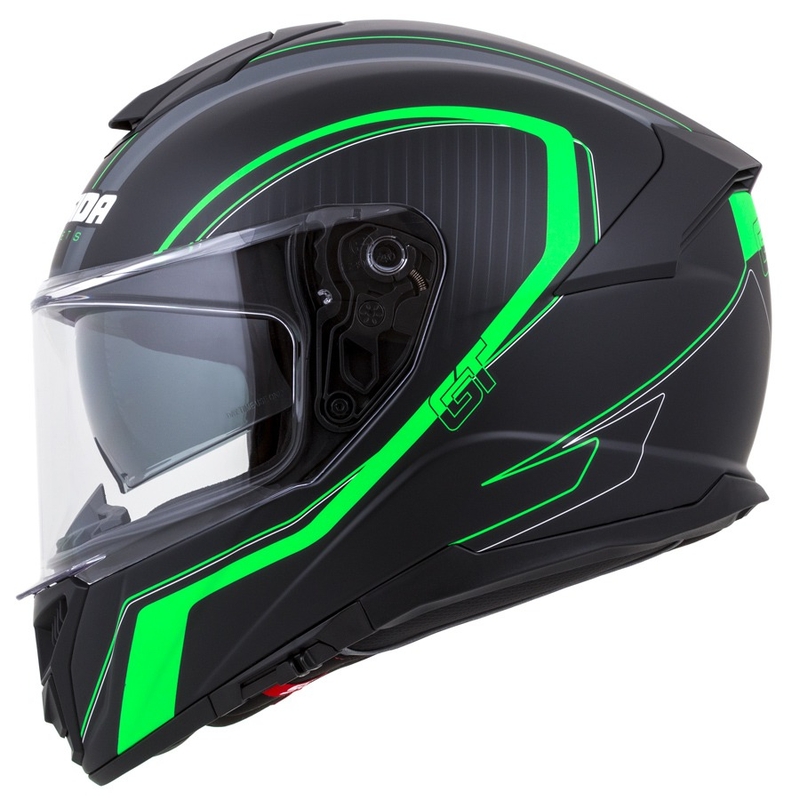 Integralhjelm Cassida Integral GT 2.0 Reptyl sort-grå-grøn