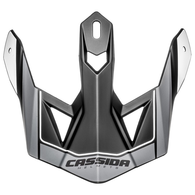 Cassida Cross Pro II hjelmvisir sort-grå-hvid
