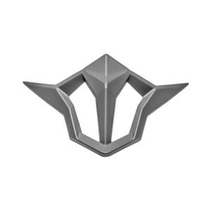 Ventilationshætte foran til Cassida Cross Pro II-hjelm, grå mat