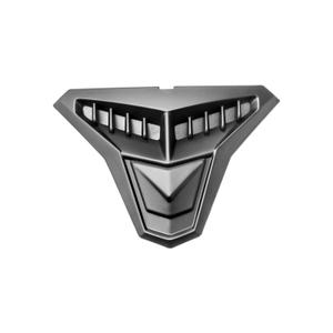 Ventilationsdæksel foran til Cassida Integral GT 2.0-hjelm sort mat