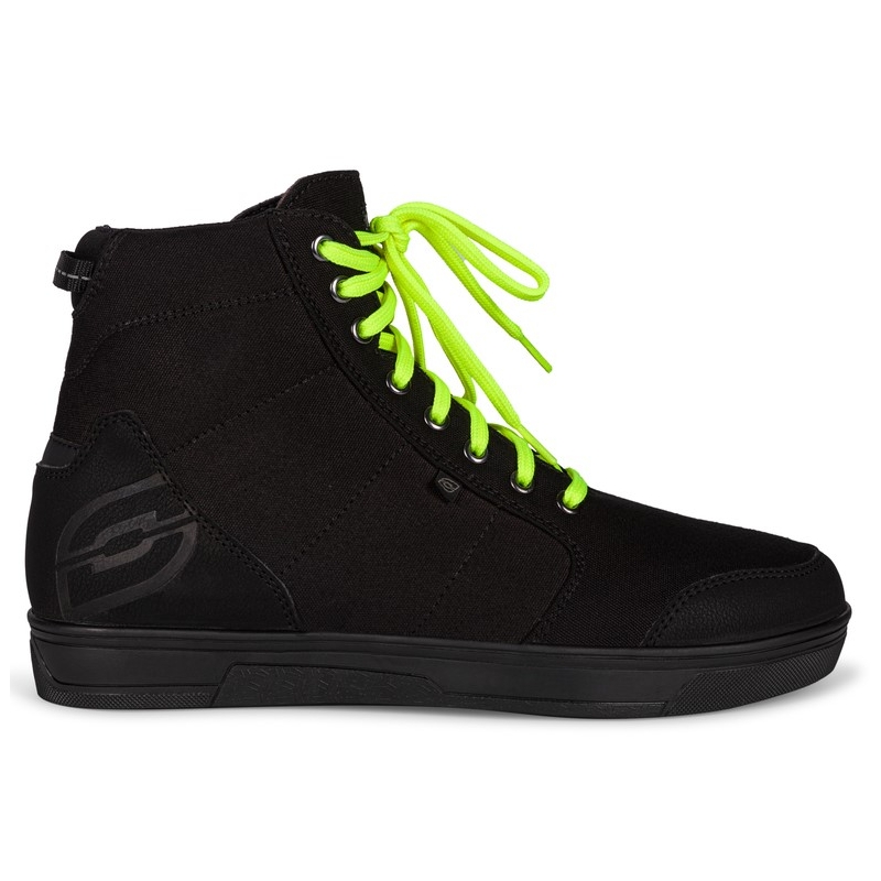 Ozone Town motorcykelstøvler sort-fluo gul