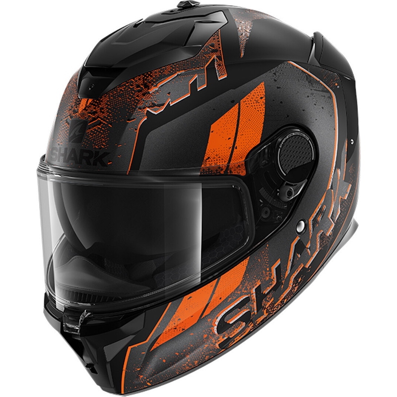Integrální přilba SHARK SPARTAN GT Ryser černo-šedo-oranžová