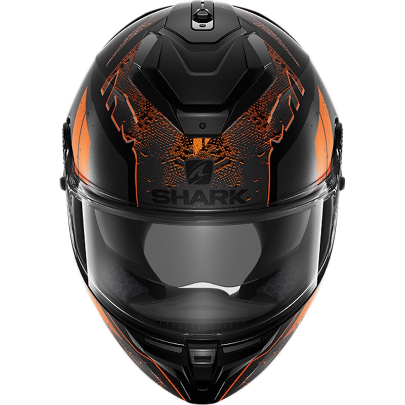 Integrální přilba SHARK SPARTAN GT Ryser černo-šedo-oranžová