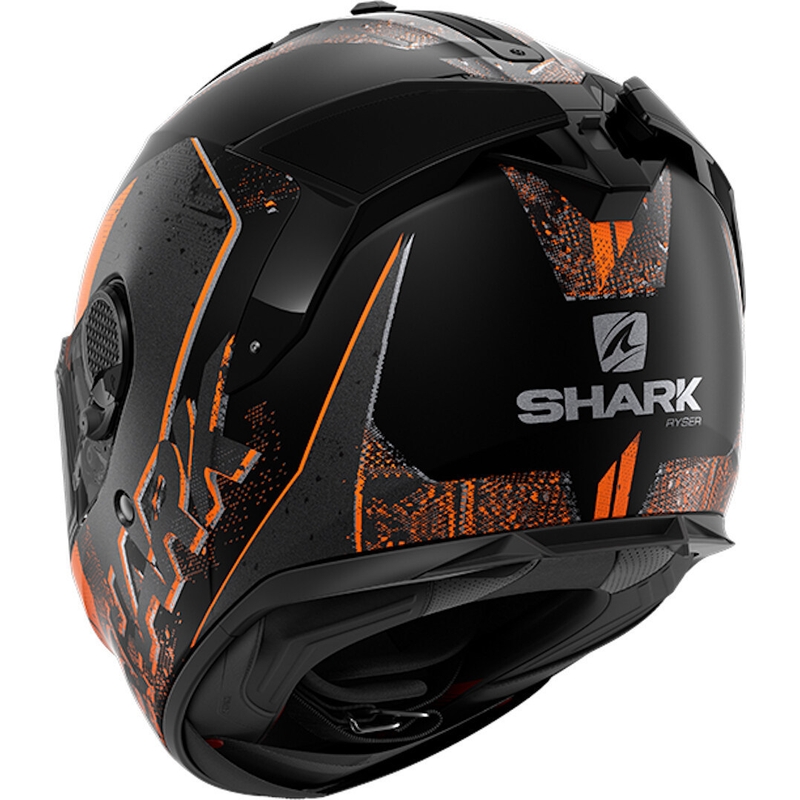 Integrální přilba SHARK SPARTAN GT Ryser černo-šedo-oranžová