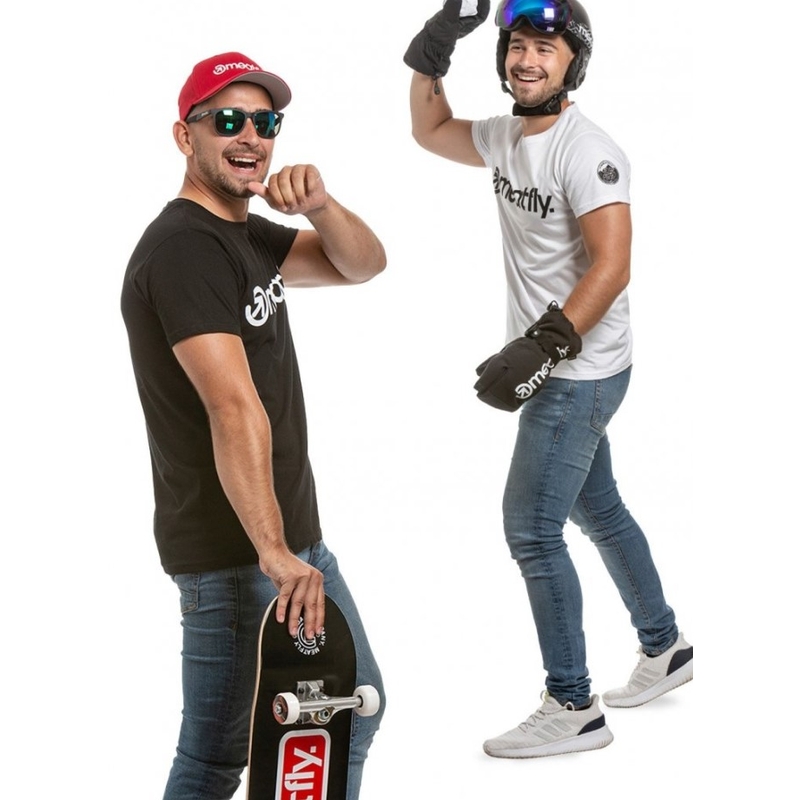 Triko Meatfly 25 Years Pack černé, bílé (2 ks)