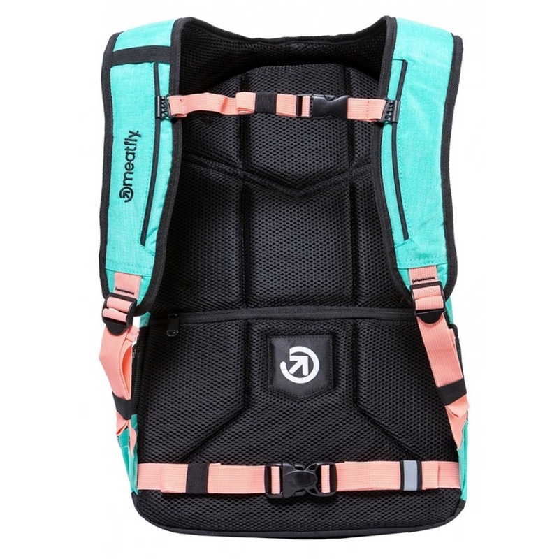 Batoh Meatfly Exile 5 zeleno-růžovo-černý