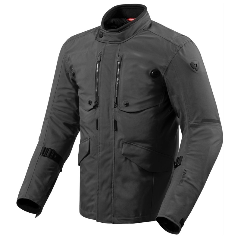 Bunda na motorku Revit Trench GTX černá výprodej