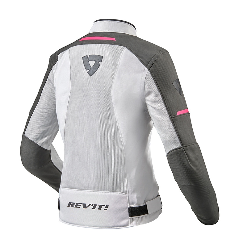 Revit Airwave 3 motorcykeljakke til kvinder, sølv og pink udsalg