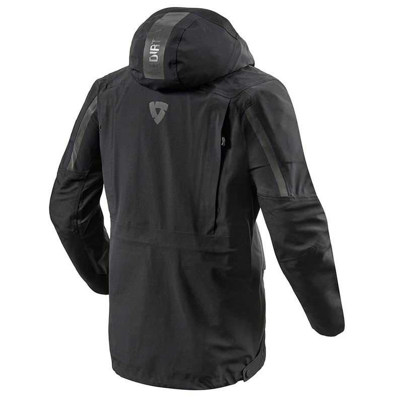 Revit Smock Blackwater sort motorcykeljakke udsalg
