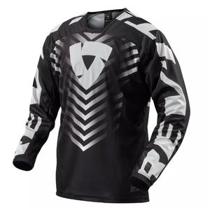 Motocrosstrøje Revit Rough sort og hvid