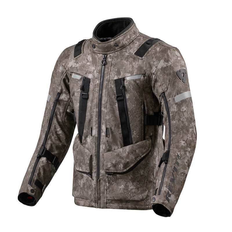 Motorcykeljakke Revit Sand 4 H2O brun udsalg
