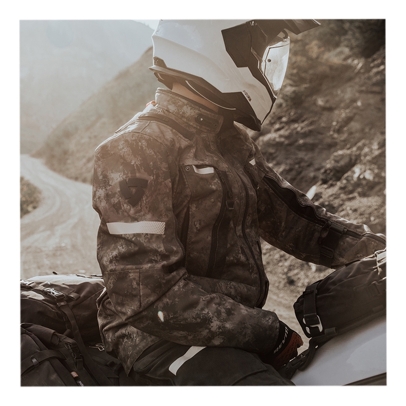 Motorcykeljakke Revit Sand 4 H2O brun udsalg