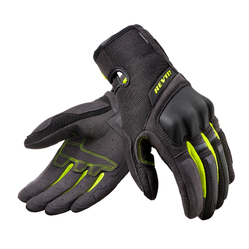 Revit Volcano Black-Fluo Yellow motorcykelhandsker til kvinder udsalg