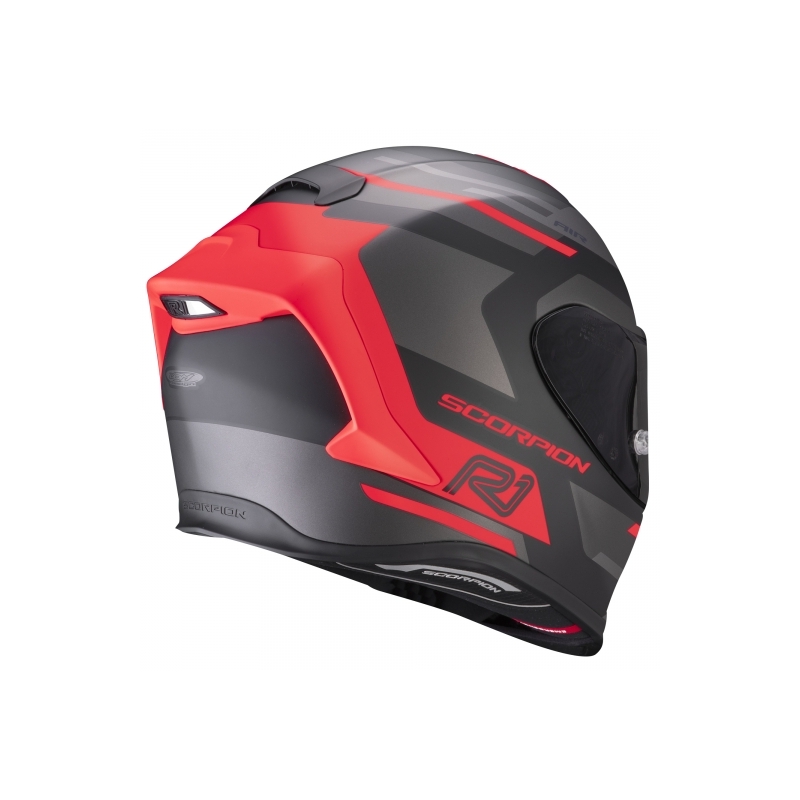 Integrální přilba Scorpion EXO-R1 Air Orbis černo-červená