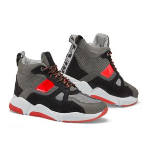 Revit Astro sort-grå-fluoro røde motorcykelstøvler udsalg