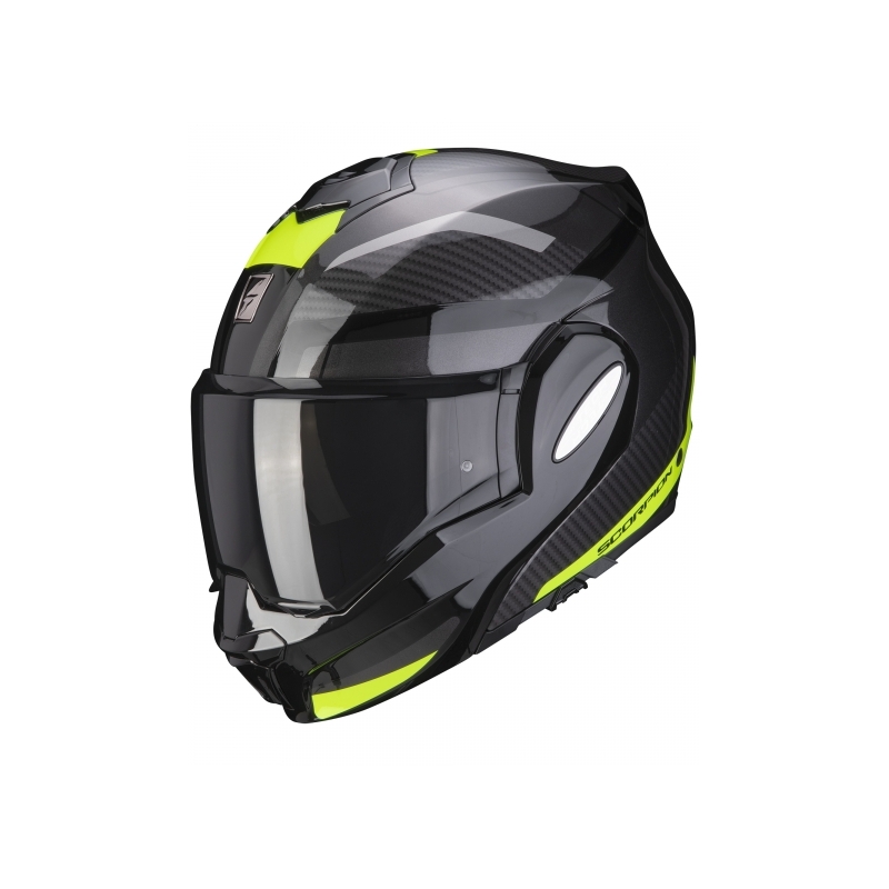 Překlápěcí přilba Scorpion EXO-TECH Trap černo-fluo žlutá