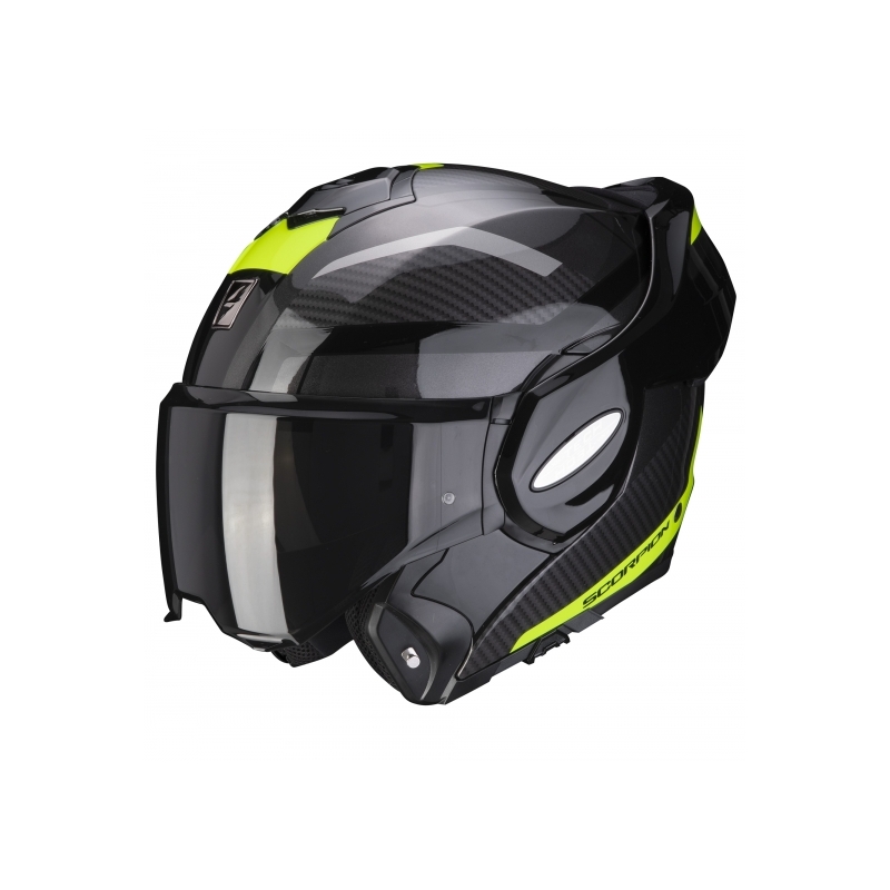 Překlápěcí přilba Scorpion EXO-TECH Trap černo-fluo žlutá