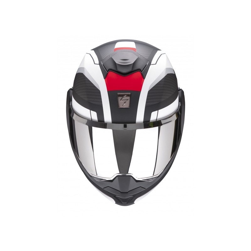 Flip-up hjelm Scorpion EXO-TECH Trap sort-hvid-rød