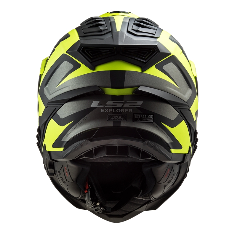 Endurohjelm LS2 MX701 Explorer Alter sort-grå-fluogul