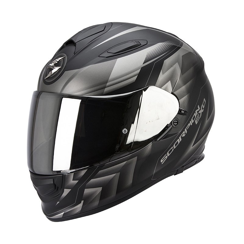 Moto integrální přilba Scorpion EXO-510 Air Scale černo-stříbrná výprodej