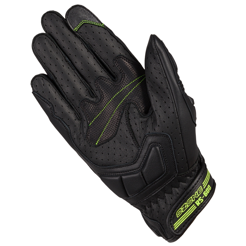 Rukavice na motorku Ozone RS-600 SH černo-fluo žluté výprodej