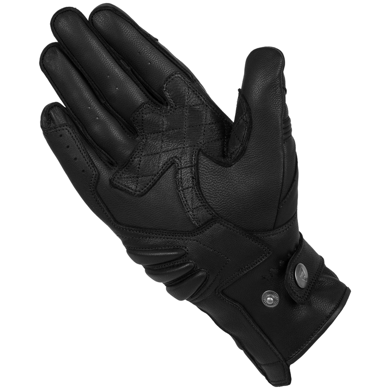 Rebelhorn Hunter sorte motorcykelhandsker udsalg