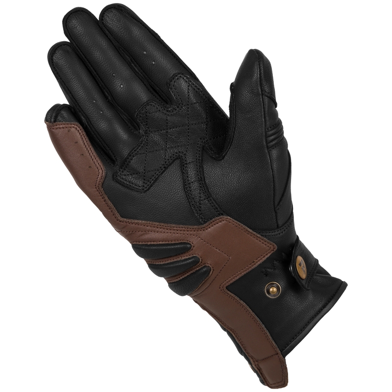 Rebelhorn Hunter sort-brune motorcykelhandsker udsalg