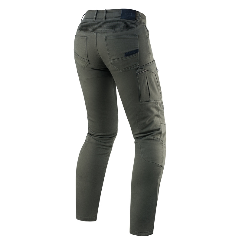 Rebelhorn Vandal Twill grønne motorcykeljeans udsalg