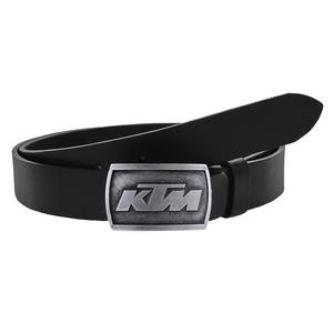 Moto-bælte i læder med KTM-spænde