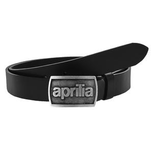 Moto-bælte i læder med Aprilia-spænde