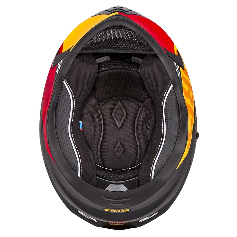 Integral motorcykelhjelm Cassida Integral 3.0 DRFT orange-fluorrød