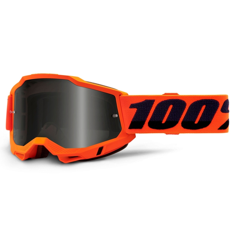 Motocrossbriller 100% ACCURI 2 orange (røget plexi)