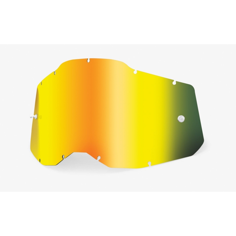 Plexi 100% Racecraft 2/Accuri 2/Strata 2 guldspejl (Antidug)
