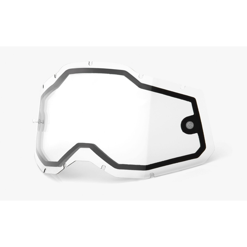 Plexi 100% Racecraft 2/Accuri 2/Strata 2 dobbelt klar (Antidug)