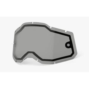 Plexi 100% Racecraft 2/Accuri 2/Strata 2 dobbelt røg (Anti-fog)