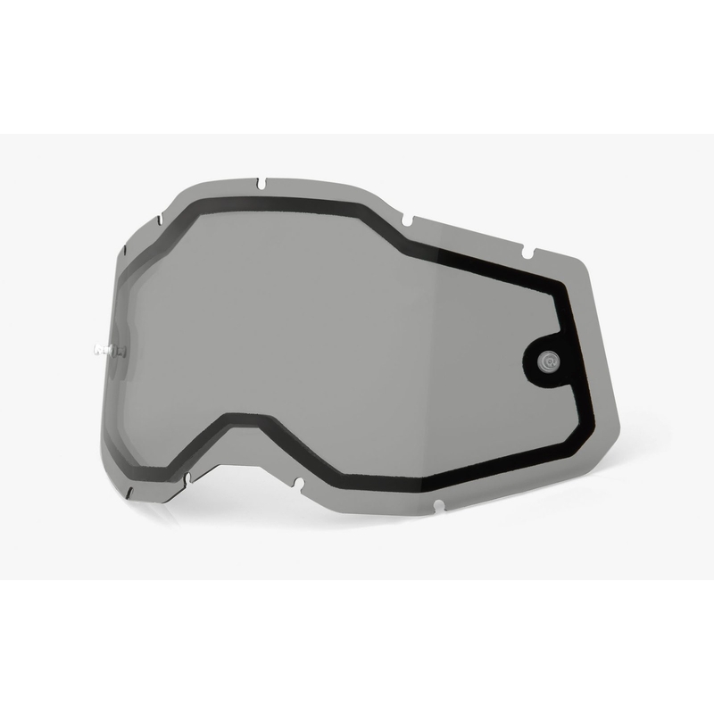 Plexi 100% Racecraft 2/Accuri 2/Strata 2 dobbelt røg (Anti-fog)
