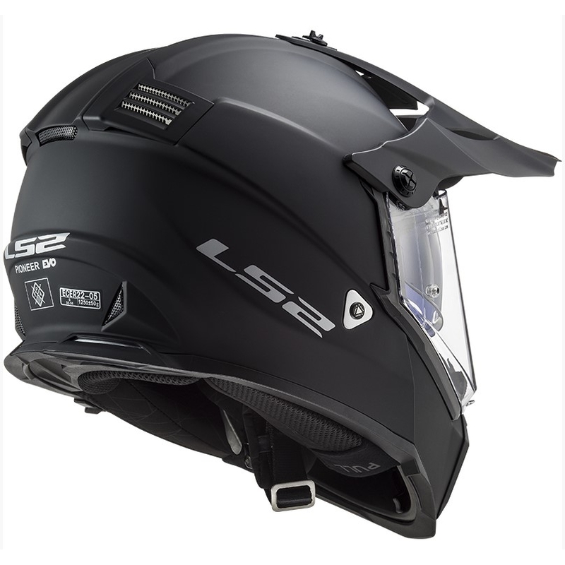 Enduro přilba LS2 MX436 Pioneer EVO černá matná - II. jakost