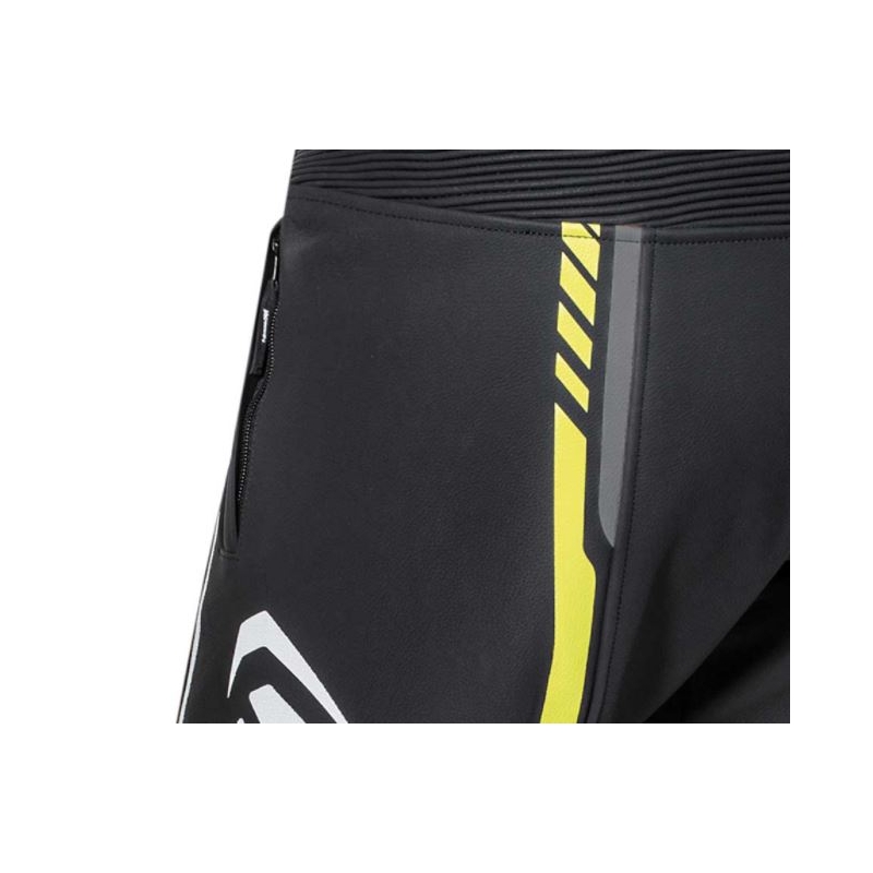 Kalhoty na motorku IXON Vortex 2 černo-fluo žluté