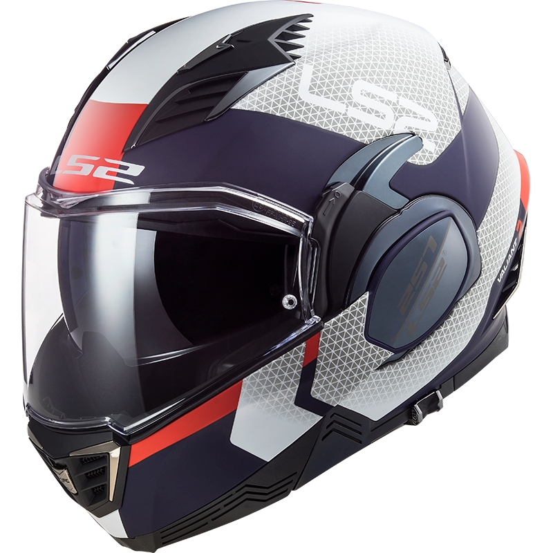Flip-up motorcykelhjelm LS2 FF900 Valiant II Citius blå-hvid-rød