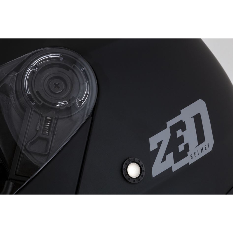Flip-up motorcykelhjelm ZED F18 sort mat