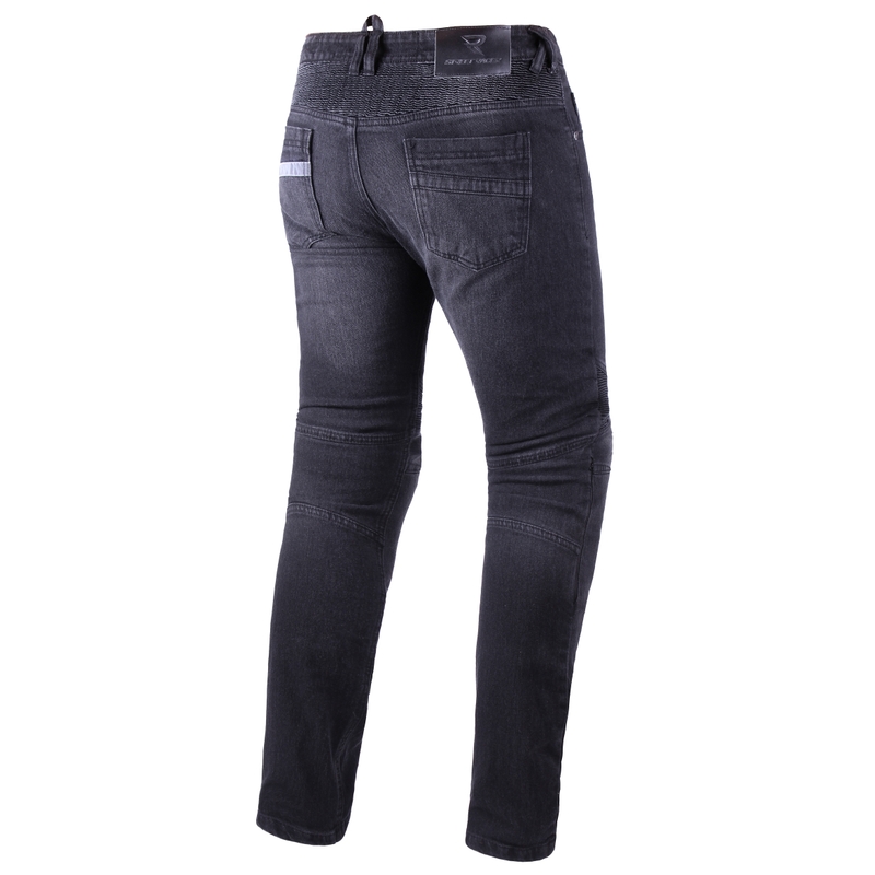 Cropped motorcykeljeans Street Racer Spike II CE Sort