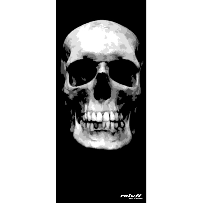 Roleff Big Skull halsvarmer sort