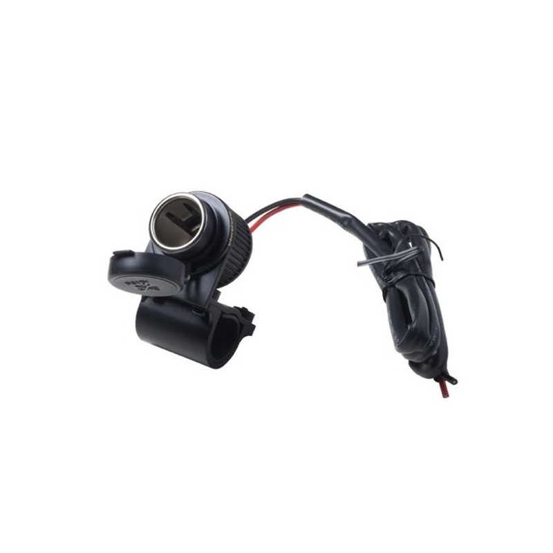 Zásuvka na motorku vodotěsná R-TECH s pojistkou