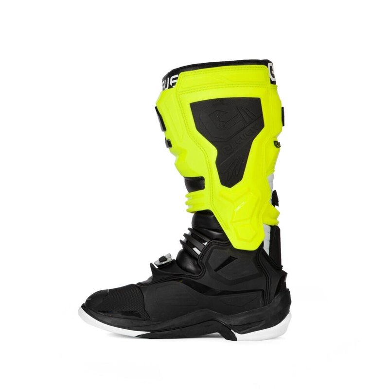 Eleveit X-Legend sort-fluogul-hvide motorcykelstøvler udsalg