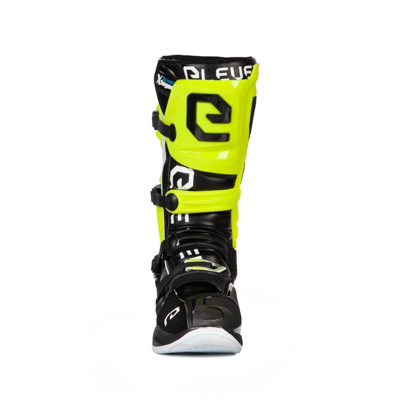 Eleveit X-Legend sort-fluogul-hvide motorcykelstøvler udsalg