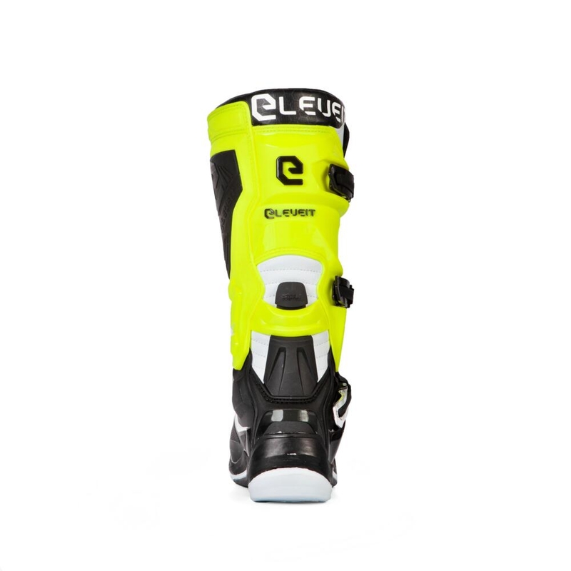 Eleveit X-Legend sort-fluogul-hvide motorcykelstøvler udsalg